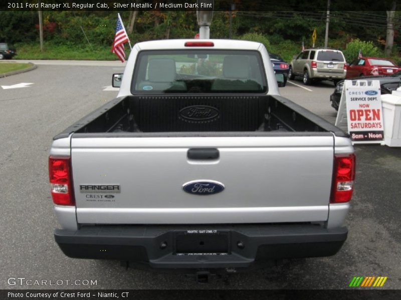 Silver Metallic / Medium Dark Flint 2011 Ford Ranger XL Regular Cab