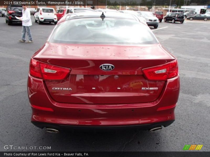 Remington Red / Black 2014 Kia Optima SX Turbo