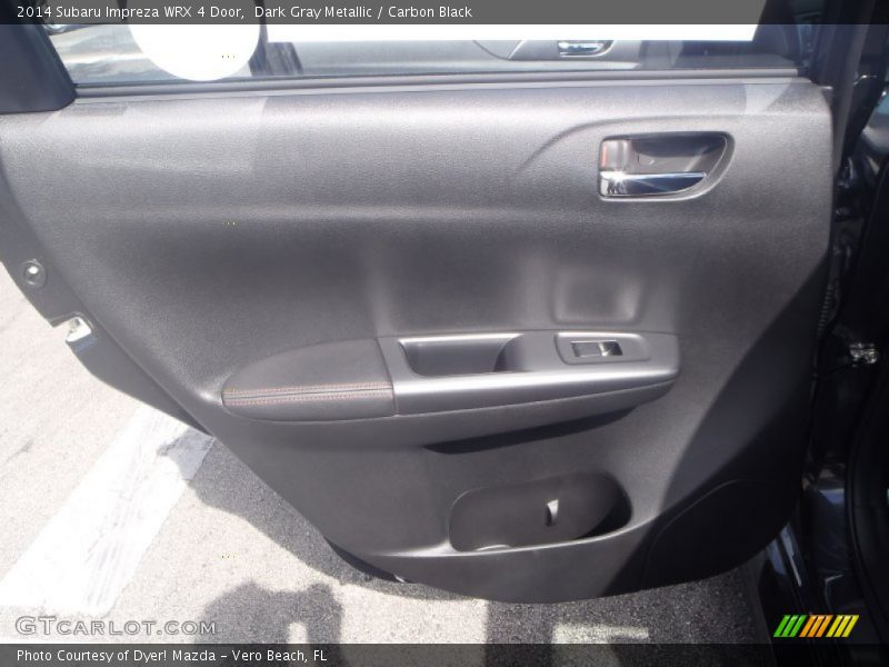 Dark Gray Metallic / Carbon Black 2014 Subaru Impreza WRX 4 Door