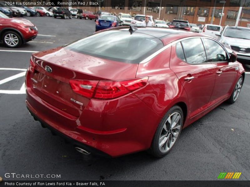 Remington Red / Black 2014 Kia Optima SX Turbo