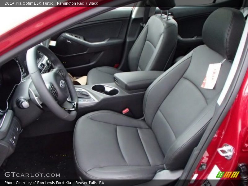 Front Seat of 2014 Optima SX Turbo