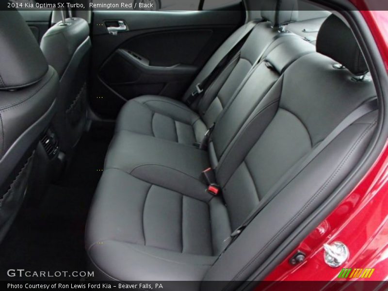 Rear Seat of 2014 Optima SX Turbo