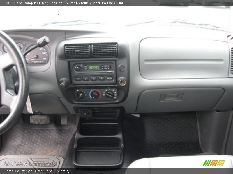 Silver Metallic / Medium Dark Flint 2011 Ford Ranger XL Regular Cab