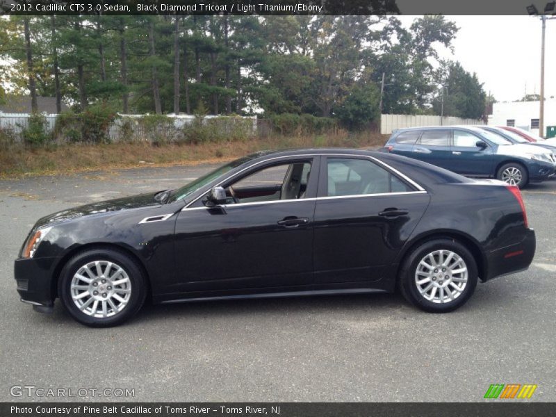  2012 CTS 3.0 Sedan Black Diamond Tricoat