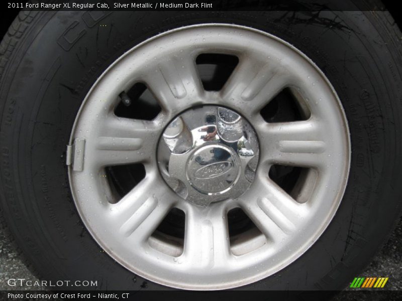 Silver Metallic / Medium Dark Flint 2011 Ford Ranger XL Regular Cab
