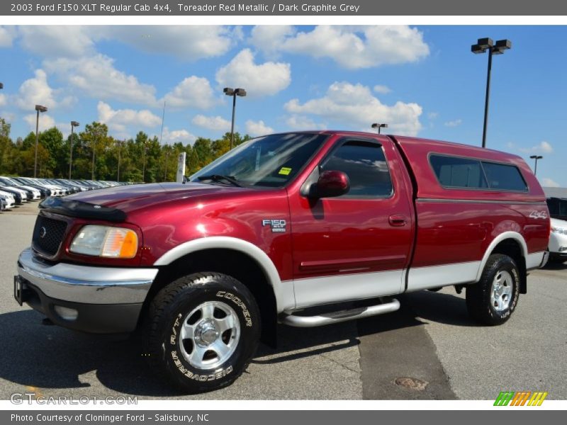 Front 3/4 View of 2003 F150 XLT Regular Cab 4x4