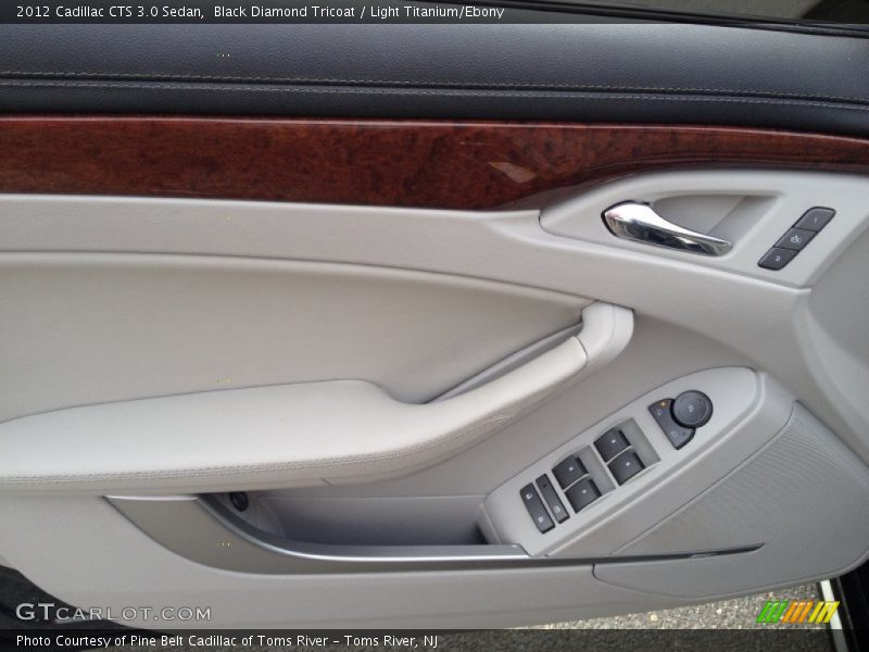 Black Diamond Tricoat / Light Titanium/Ebony 2012 Cadillac CTS 3.0 Sedan