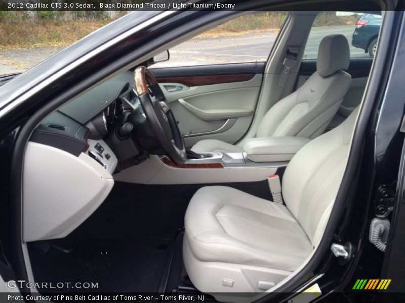 Black Diamond Tricoat / Light Titanium/Ebony 2012 Cadillac CTS 3.0 Sedan