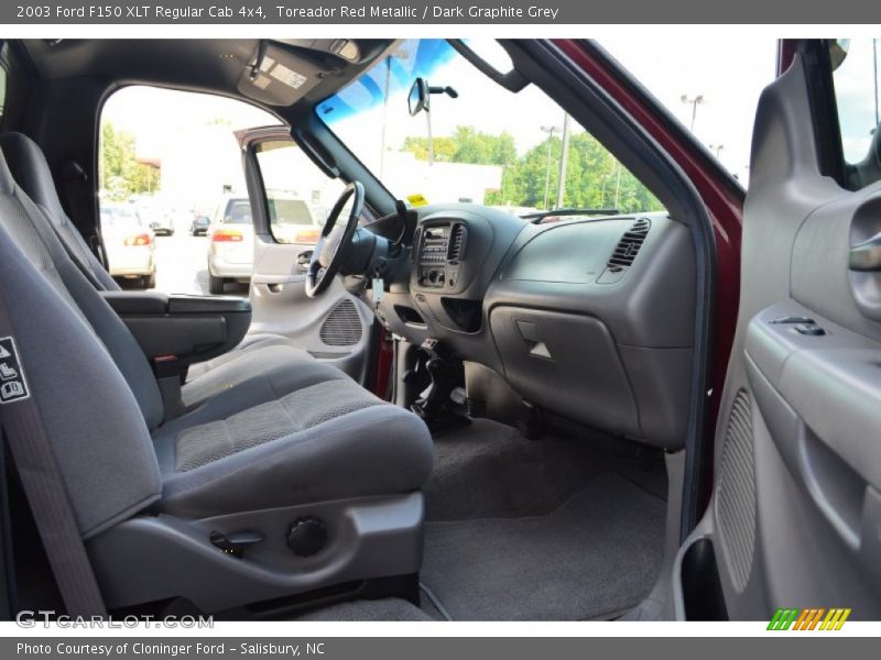 Toreador Red Metallic / Dark Graphite Grey 2003 Ford F150 XLT Regular Cab 4x4