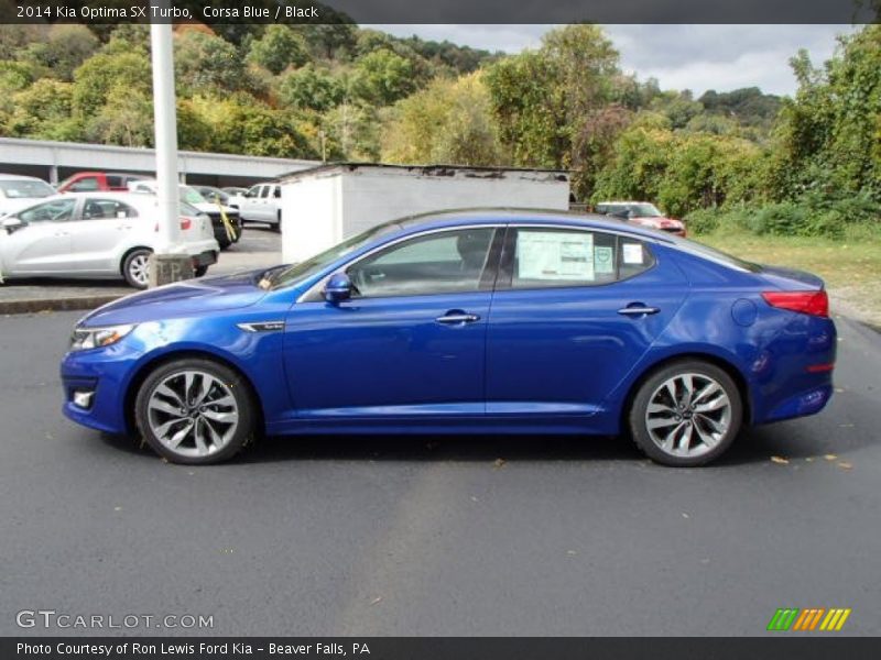  2014 Optima SX Turbo Corsa Blue