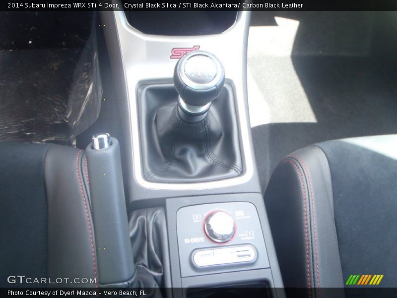 Crystal Black Silica / STI Black Alcantara/ Carbon Black Leather 2014 Subaru Impreza WRX STi 4 Door
