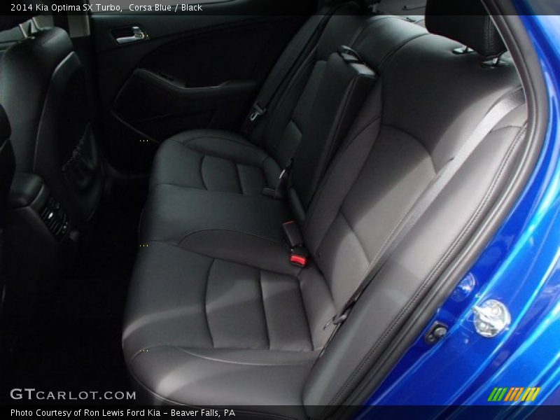 Corsa Blue / Black 2014 Kia Optima SX Turbo
