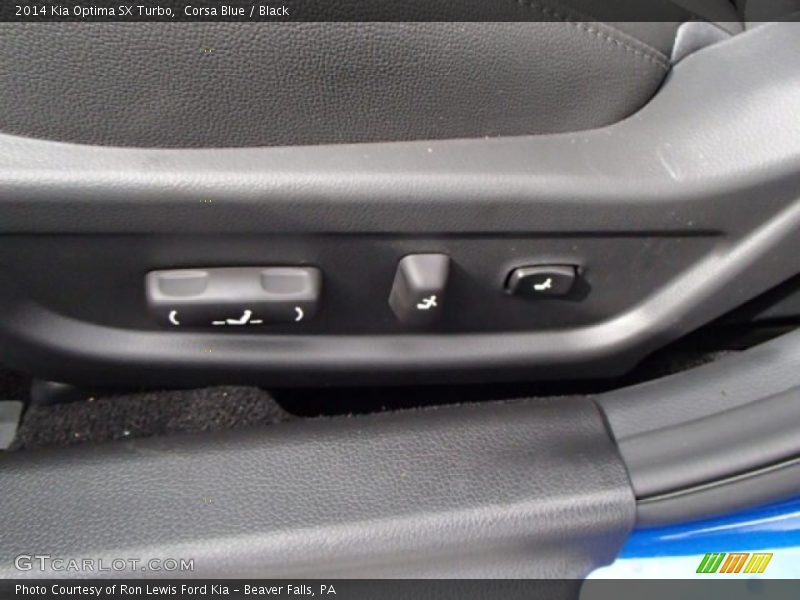 Corsa Blue / Black 2014 Kia Optima SX Turbo