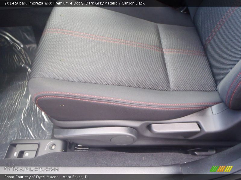 Dark Gray Metallic / Carbon Black 2014 Subaru Impreza WRX Premium 4 Door