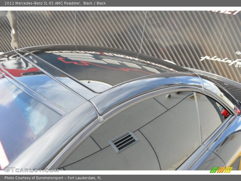 Black / Black 2011 Mercedes-Benz SL 63 AMG Roadster