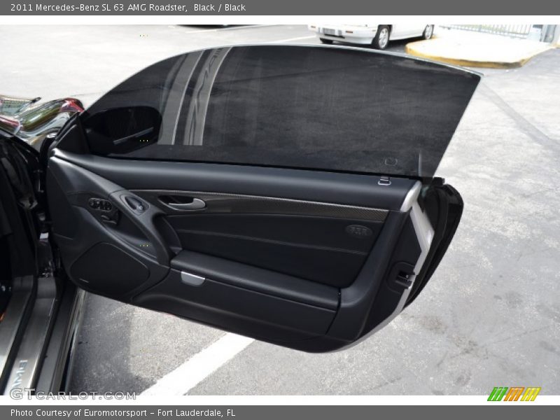 Black / Black 2011 Mercedes-Benz SL 63 AMG Roadster