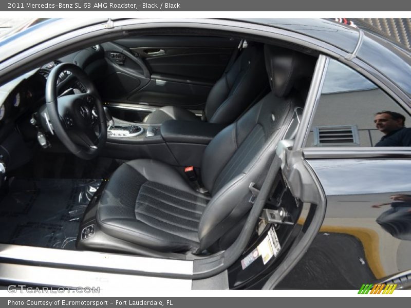 Black / Black 2011 Mercedes-Benz SL 63 AMG Roadster