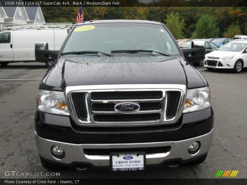 Black / Medium/Dark Flint 2008 Ford F150 XLT SuperCab 4x4