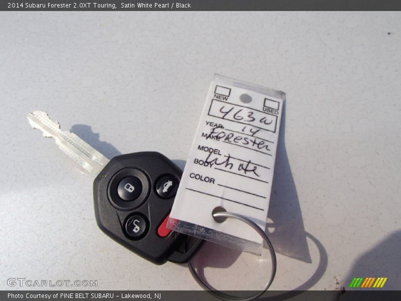 Satin White Pearl / Black 2014 Subaru Forester 2.0XT Touring