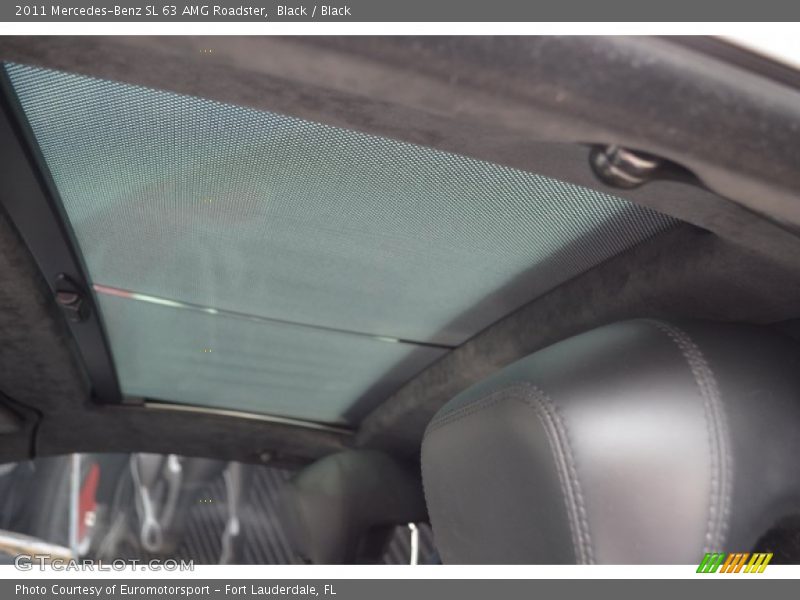Black / Black 2011 Mercedes-Benz SL 63 AMG Roadster