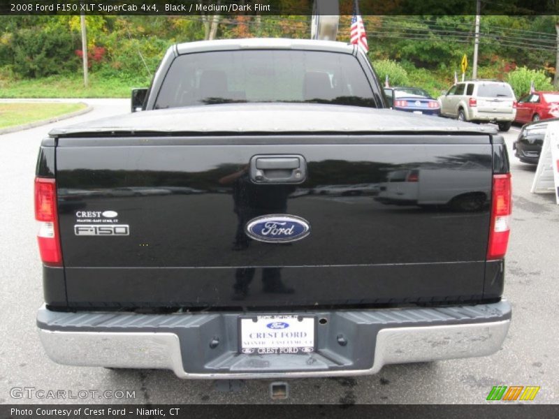 Black / Medium/Dark Flint 2008 Ford F150 XLT SuperCab 4x4