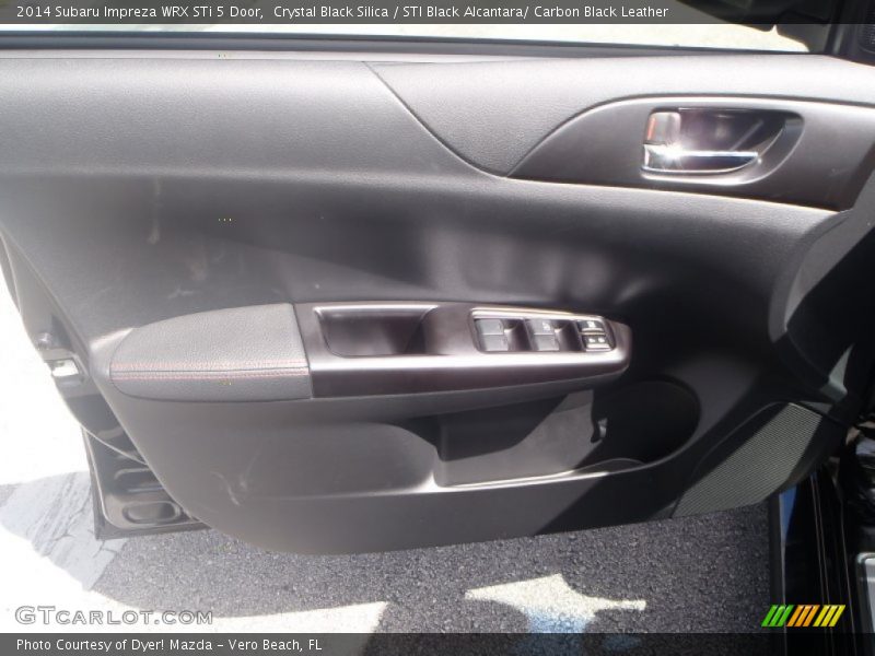 Crystal Black Silica / STI Black Alcantara/ Carbon Black Leather 2014 Subaru Impreza WRX STi 5 Door
