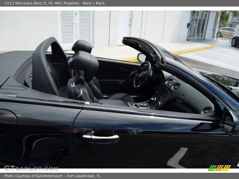 Black / Black 2011 Mercedes-Benz SL 63 AMG Roadster