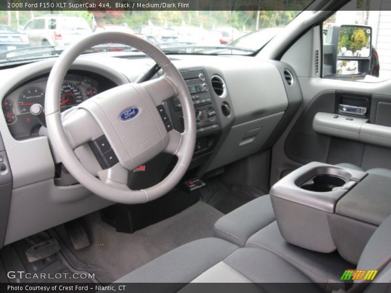 Black / Medium/Dark Flint 2008 Ford F150 XLT SuperCab 4x4