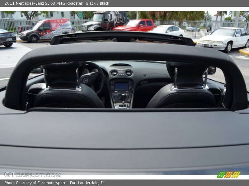 Black / Black 2011 Mercedes-Benz SL 63 AMG Roadster