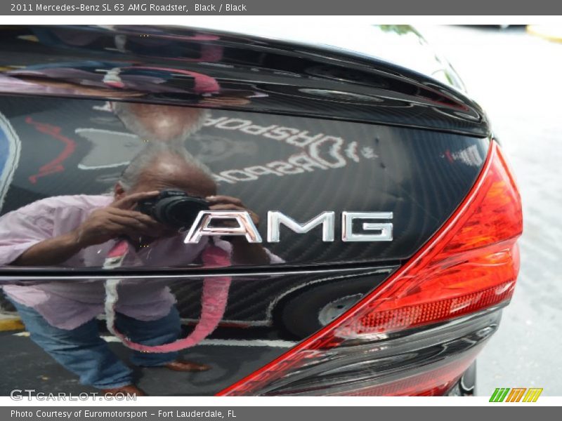 Black / Black 2011 Mercedes-Benz SL 63 AMG Roadster