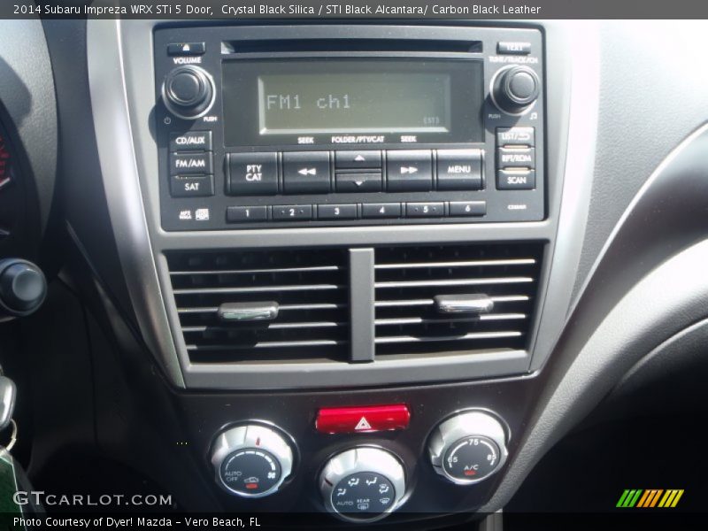 Controls of 2014 Impreza WRX STi 5 Door
