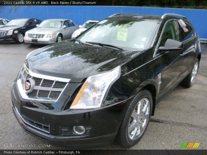 Black Raven / Ebony/Titanium 2011 Cadillac SRX 4 V6 AWD