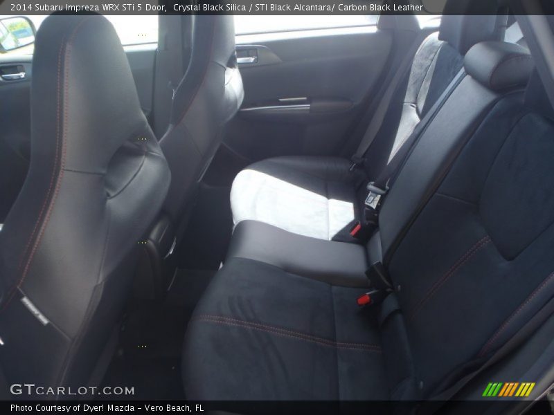 Crystal Black Silica / STI Black Alcantara/ Carbon Black Leather 2014 Subaru Impreza WRX STi 5 Door
