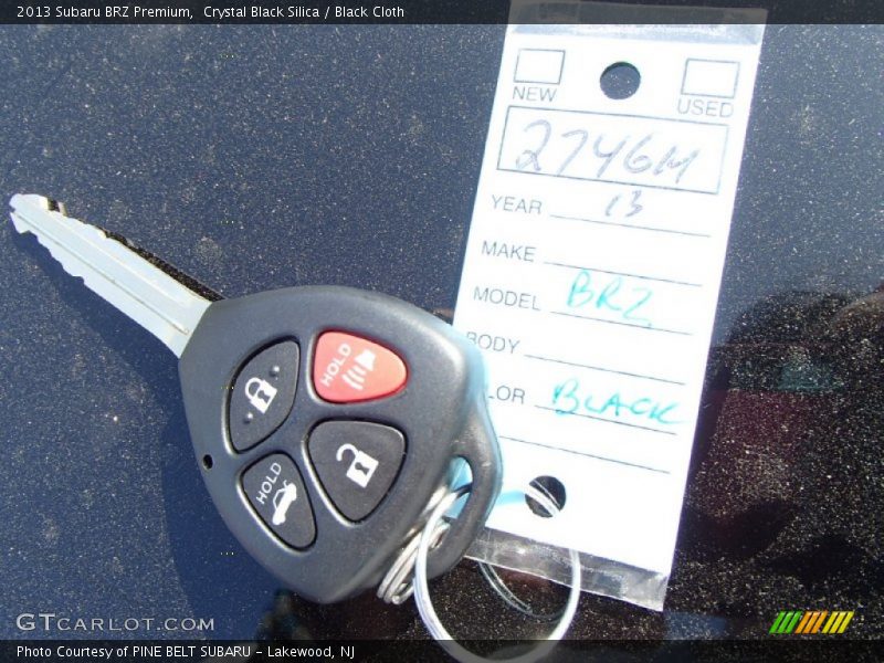 Crystal Black Silica / Black Cloth 2013 Subaru BRZ Premium