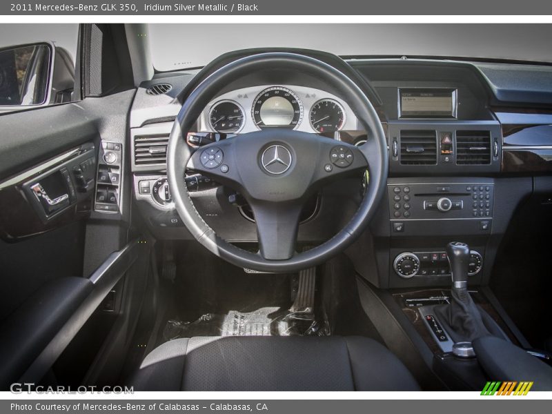 Iridium Silver Metallic / Black 2011 Mercedes-Benz GLK 350