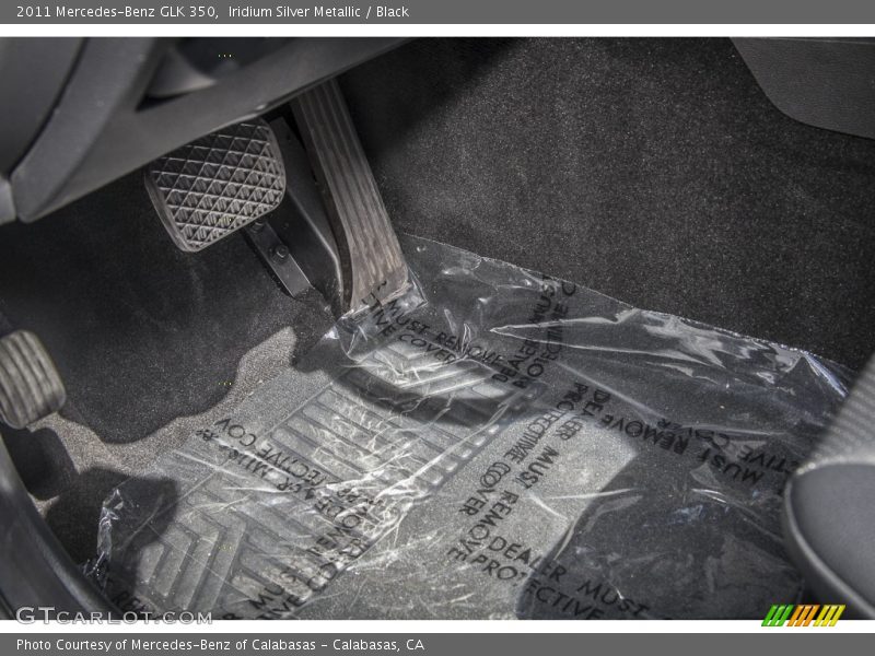 Iridium Silver Metallic / Black 2011 Mercedes-Benz GLK 350