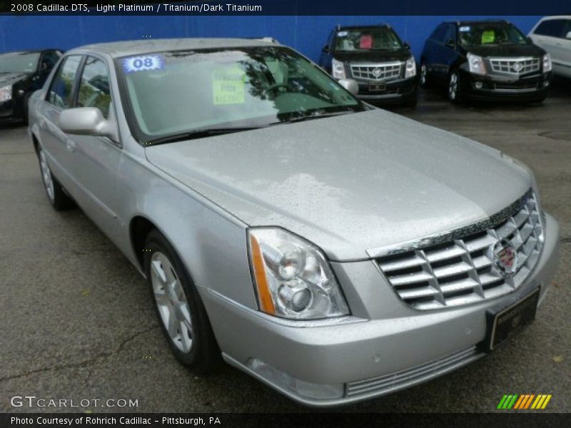 Light Platinum / Titanium/Dark Titanium 2008 Cadillac DTS