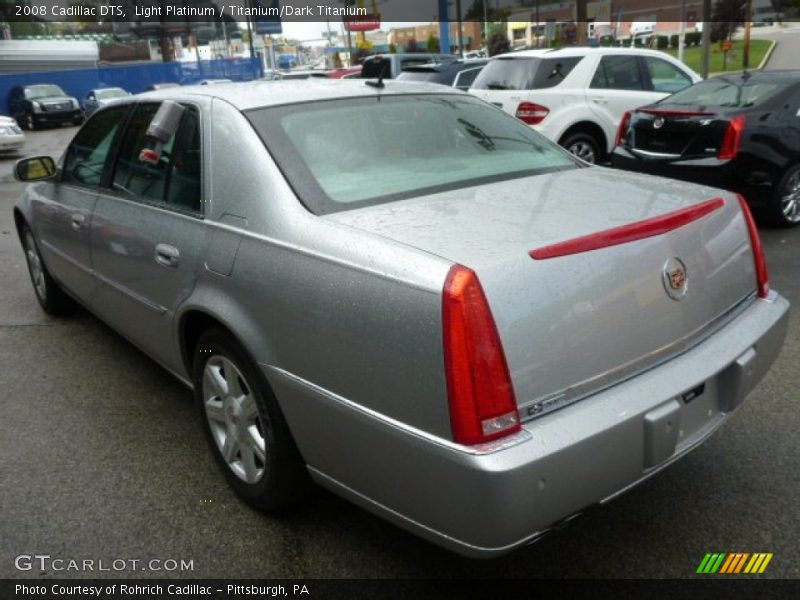 Light Platinum / Titanium/Dark Titanium 2008 Cadillac DTS