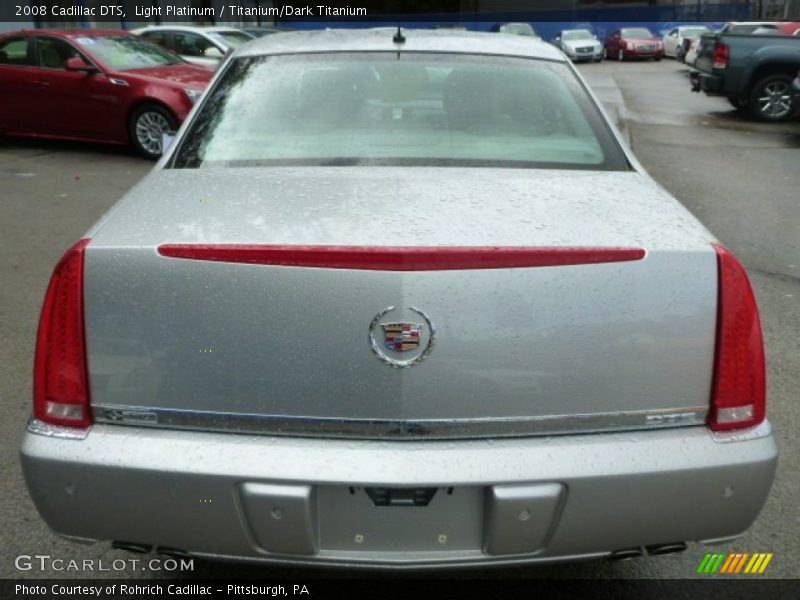 Light Platinum / Titanium/Dark Titanium 2008 Cadillac DTS