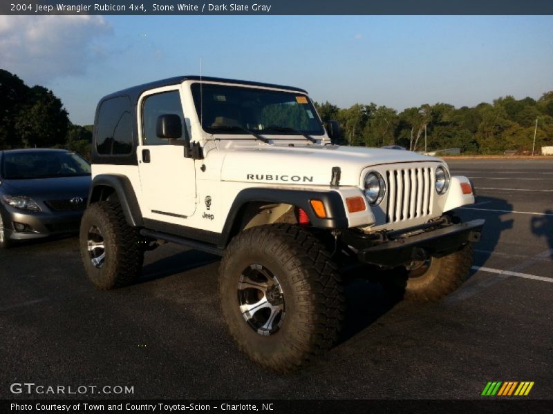 Stone White / Dark Slate Gray 2004 Jeep Wrangler Rubicon 4x4