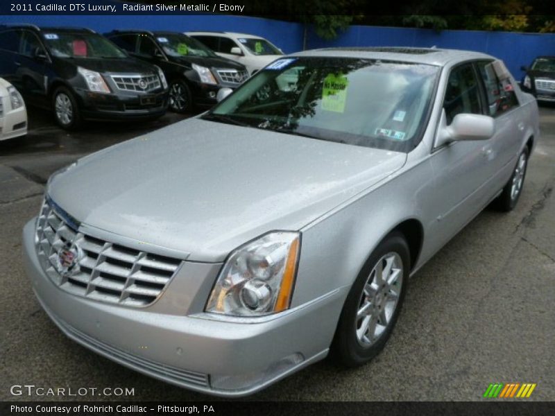 Radiant Silver Metallic / Ebony 2011 Cadillac DTS Luxury