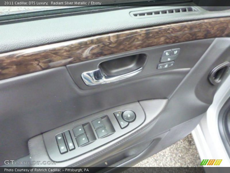 Radiant Silver Metallic / Ebony 2011 Cadillac DTS Luxury