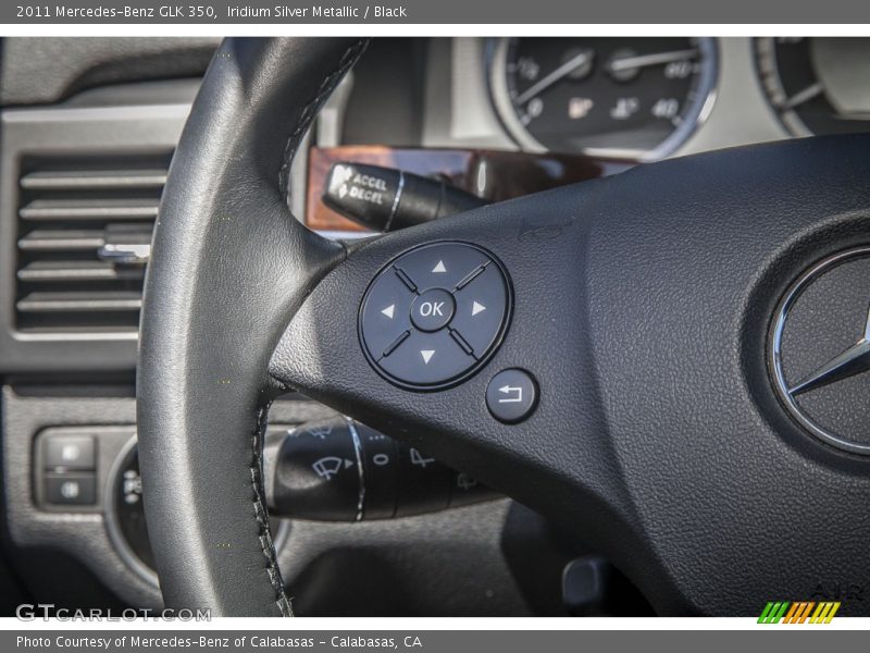 Iridium Silver Metallic / Black 2011 Mercedes-Benz GLK 350