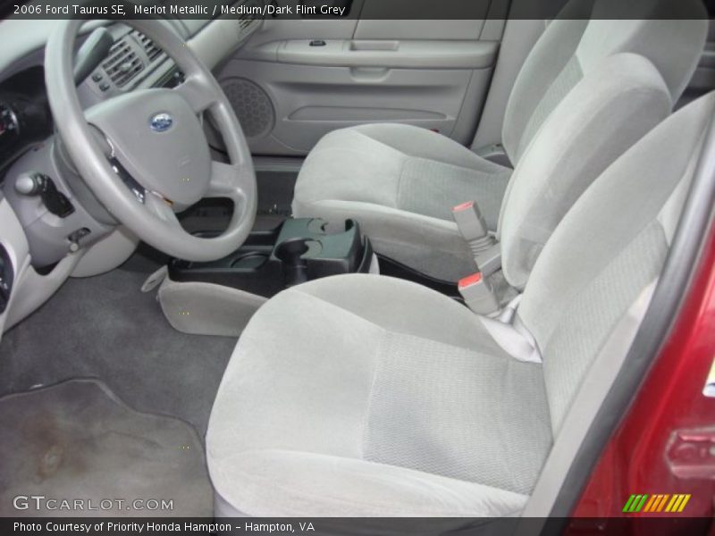 Merlot Metallic / Medium/Dark Flint Grey 2006 Ford Taurus SE