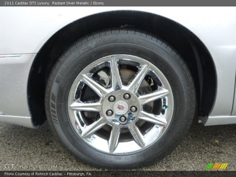 Radiant Silver Metallic / Ebony 2011 Cadillac DTS Luxury