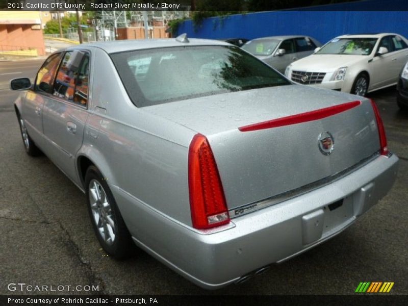 Radiant Silver Metallic / Ebony 2011 Cadillac DTS Luxury