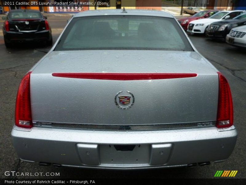 Radiant Silver Metallic / Ebony 2011 Cadillac DTS Luxury