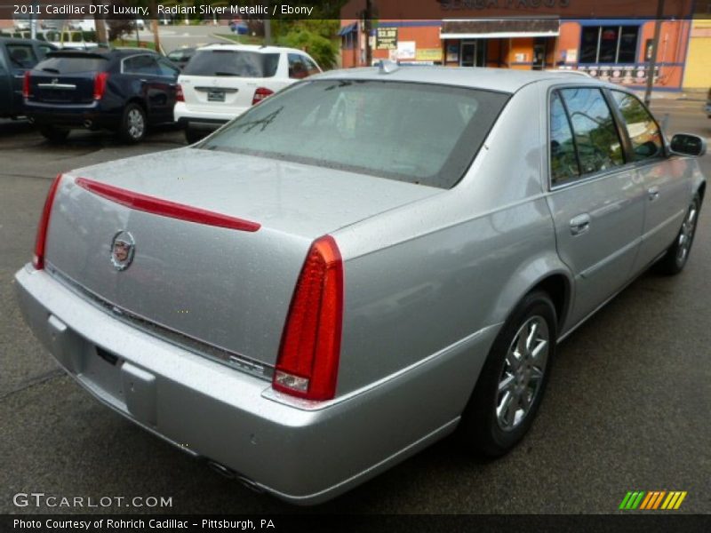 Radiant Silver Metallic / Ebony 2011 Cadillac DTS Luxury