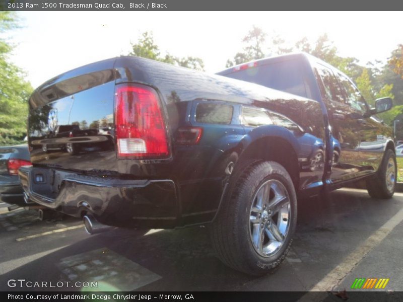 Black / Black 2013 Ram 1500 Tradesman Quad Cab