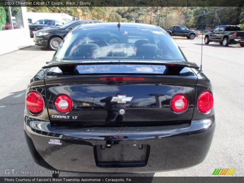 Black / Ebony 2009 Chevrolet Cobalt LT Coupe